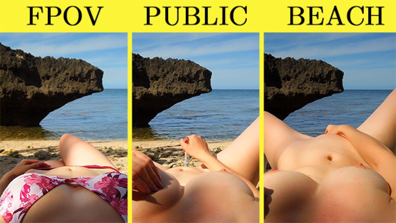 Public Pov Beach - FPOV, public beach masturbate, homemade, Lionrynn - RedTube