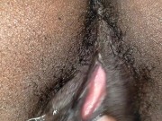 Wet black pussy  4/16