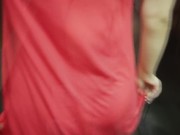 Rubia se decide a quitarse todo en el pasillo del edificio (Casi la descubre el vecino) 3/16