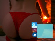 Intimate Blowjob and Sex by Fireplace from real Amateur Couple KateKravets 4K ENG SUB 1/16