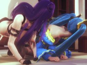 [LEAGUE OF LEGENDS] Kaisa and Sona want your cock 11/16