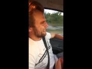Hitchhiker gives footjob,BJ than get fucked hard 6/16