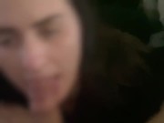 Sexy ass girlfriend blowjob