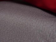 Naked feet in mistress shoes puts on nylon socks 15/16