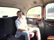 Female Fake Taxi She sits on his face for oral sex orgasms 3/16