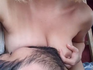 18 Year Old StepSister Loves To Breastfeed Me Hidden From Her mommy and daddy!