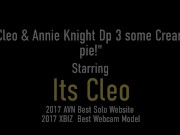 Cock Loving Cuties With Freckles! Its Cleo And Annie Knight Fuck That Cock! 1/16