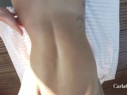 Super-Hot Fuck in our AirBnB Bathtub | Amateur CarlaCarlo 4k 12/16