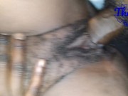 Shared Sugarbaby Takes Giant BBC Friend Opened Pussy Wide and I Cumshot her Second 5/16