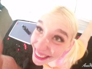 Quick ass & pussy fucking with a facial cumshot 8/16