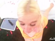 Quick ass & pussy fucking with a facial cumshot 9/16