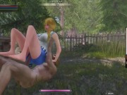 The Elder Scrolls 5:Crazy sex in the forest with a giant breast goddess 12/16