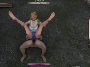 The Elder Scrolls 5:Crazy sex in the forest with a giant breast goddess 16/16
