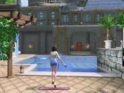 The Elder Scrolls 5:The beach to enjoy the beauty of the moon and huge breasts goddess sex 1/16