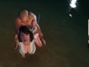 The Elder Scrolls 5:The beach to enjoy the beauty of the moon and huge breasts goddess sex 13/16