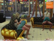 The Sims 4: Passionate sex on the couch for 8 people 13/16