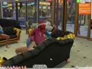 The Sims 4: Passionate sex on the couch for 8 people 15/16