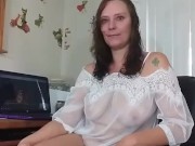AngelGrave Watches Porn and Fucks Herself with Her Toy 1/16