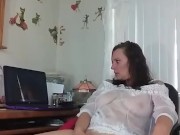 AngelGrave Watches Porn and Fucks Herself with Her Toy 5/16