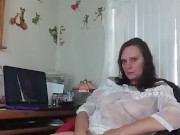 AngelGrave Watches Porn and Fucks Herself with Her Toy 6/16