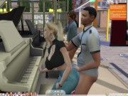 The Sims 4:6 people playing the piano for sex 11/16