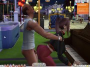 The Sims 4:6 people playing the piano for sex 15/16