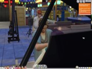The Sims 4:6 people playing the piano for sex 7/16