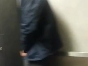 Caught jerking off on elevator 6/16
