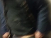 Caught jerking off on elevator 7/16