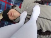 Sexy Mistress School Uniform White knee Socks  8/16