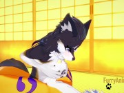 Furry Hentai Zelda Digimon - Wolf Link is fucked by Renamon 1/16