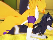 Furry Hentai Zelda Digimon - Wolf Link is fucked by Renamon 10/16