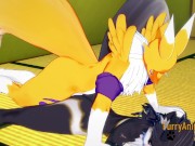 Furry Hentai Zelda Digimon - Wolf Link is fucked by Renamon 12/16