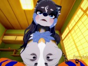 Furry Hentai Zelda Digimon - Wolf Link is fucked by Renamon 4/16