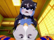 Furry Hentai Zelda Digimon - Wolf Link is fucked by Renamon 5/16