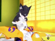 Furry Hentai Zelda Digimon - Wolf Link is fucked by Renamon 6/16