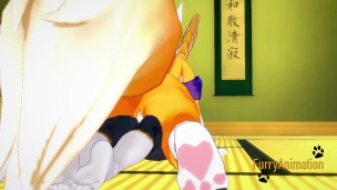 Furry Hentai Zelda Digimon – Wolf Link is fucked by Renamon