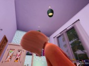 My Roommate and I Have Lesbian Sex POV - Sexual Hot Animations 4/16