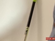 Part 1: DICK FLASH MAID, pervert jerks off and gets caught by naive nanny, she blows him deep 9/16