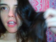 PinkMoonLust Sings a Matt Maeson Song Alone In Her Hotel Room Like Waking Up Singing Church Songs 1/16