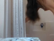 PinkMoonLust cleans out Butthole Asshole Anus For Chaturbate Live Show Hotel Bathroom Motel Shower 2/16
