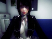 [DATE A LIVE] POV Kurumi dominates you at public toilet (3D PORN) 10/16