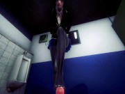 [DATE A LIVE] POV Kurumi dominates you at public toilet (3D PORN) 3/16