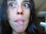 PinkMoonLust Talks About How much She LOVES Spit Spitty Mucous Snot Play! Foamy Toothpaste Spitting! 4/16