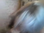 Mature blonde Russian whore sucksing 14/16