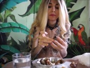Eat the Escargots Naked! MUKBANG VIDEO (First Part) 12/16