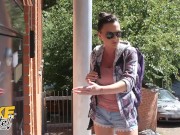 Fake Hostel Brunette Babe Little Eliss Secretly Fucked by Room mate 1/16