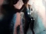 Body art paint work on cute girl with a rocking body! 5/16