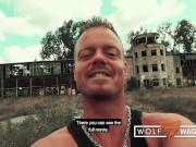 Deutsche Pornstar Doreen opened her tight pussy for outdoor fuck! Wolf Wagner Originals 2/16