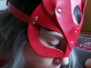 Sensual Delicate Deep Blowjob With Cum In Mouth 15/16